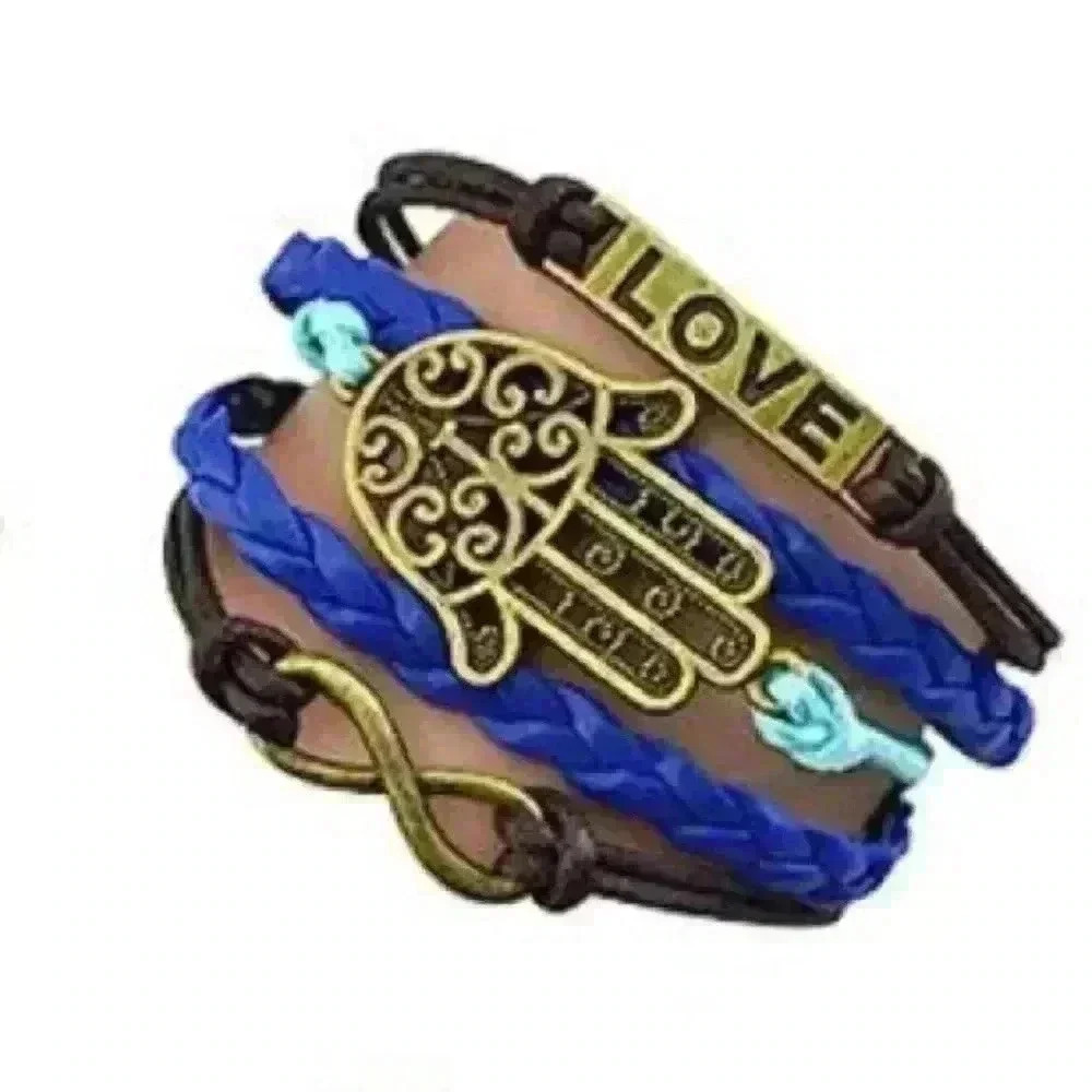 Handmade Braided Multi Layers Vintage Woven Rope Wrap Bracelets